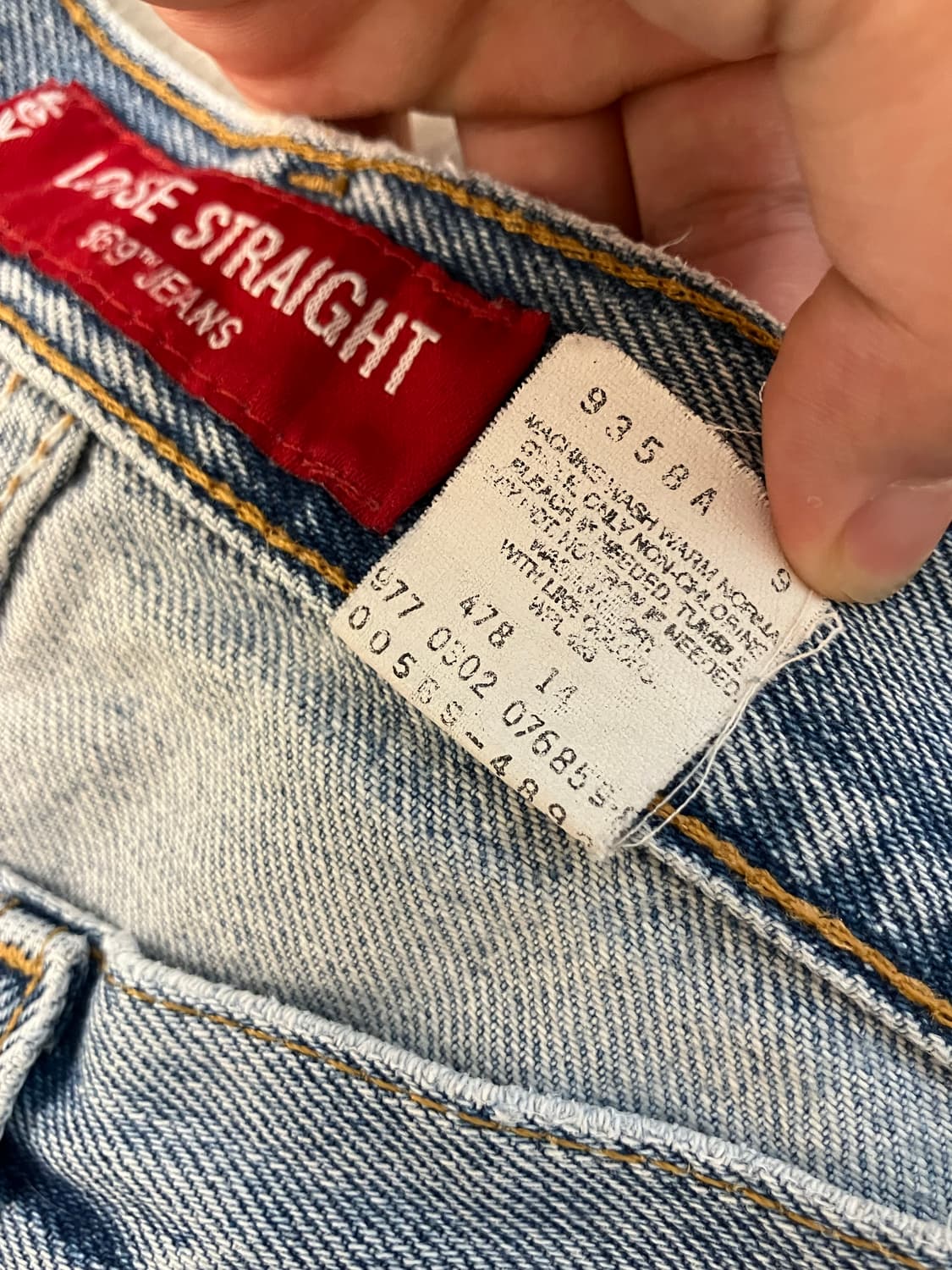Vintage Levi’s 569 36x30 상품이미지9