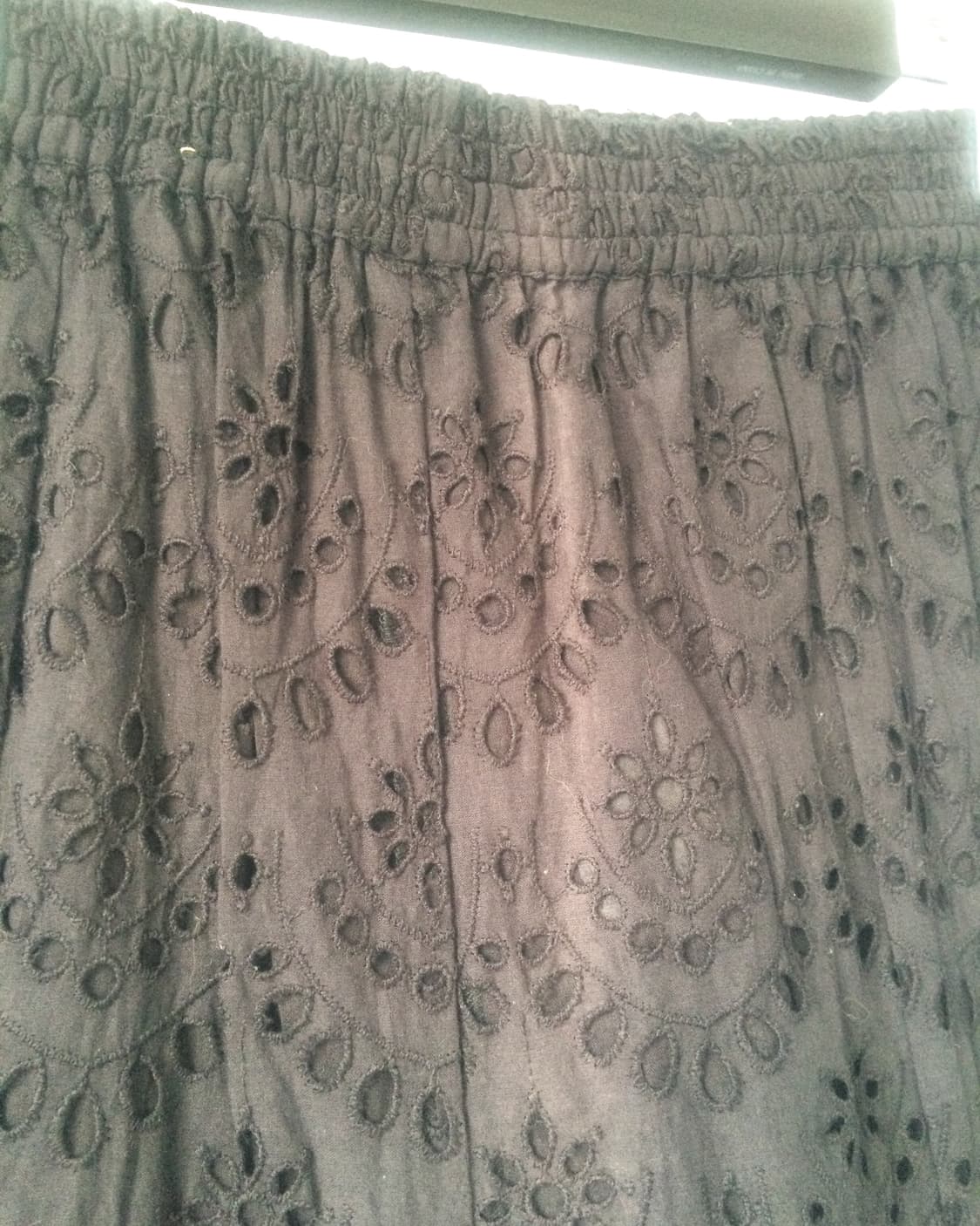 Punching pattern long skirt 상품이미지5