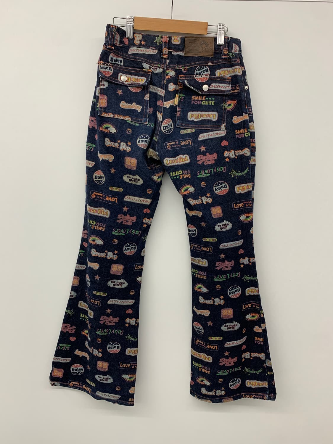 Daisy lovers 패턴 부츠컷 데님 상품이미지4