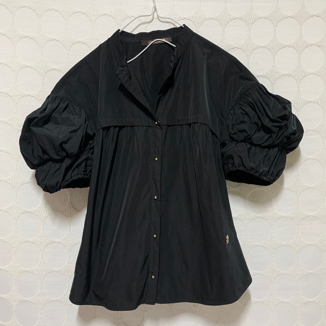 로베르토 카발리 퍼프 소매 반팔 셔츠 상품이미지3