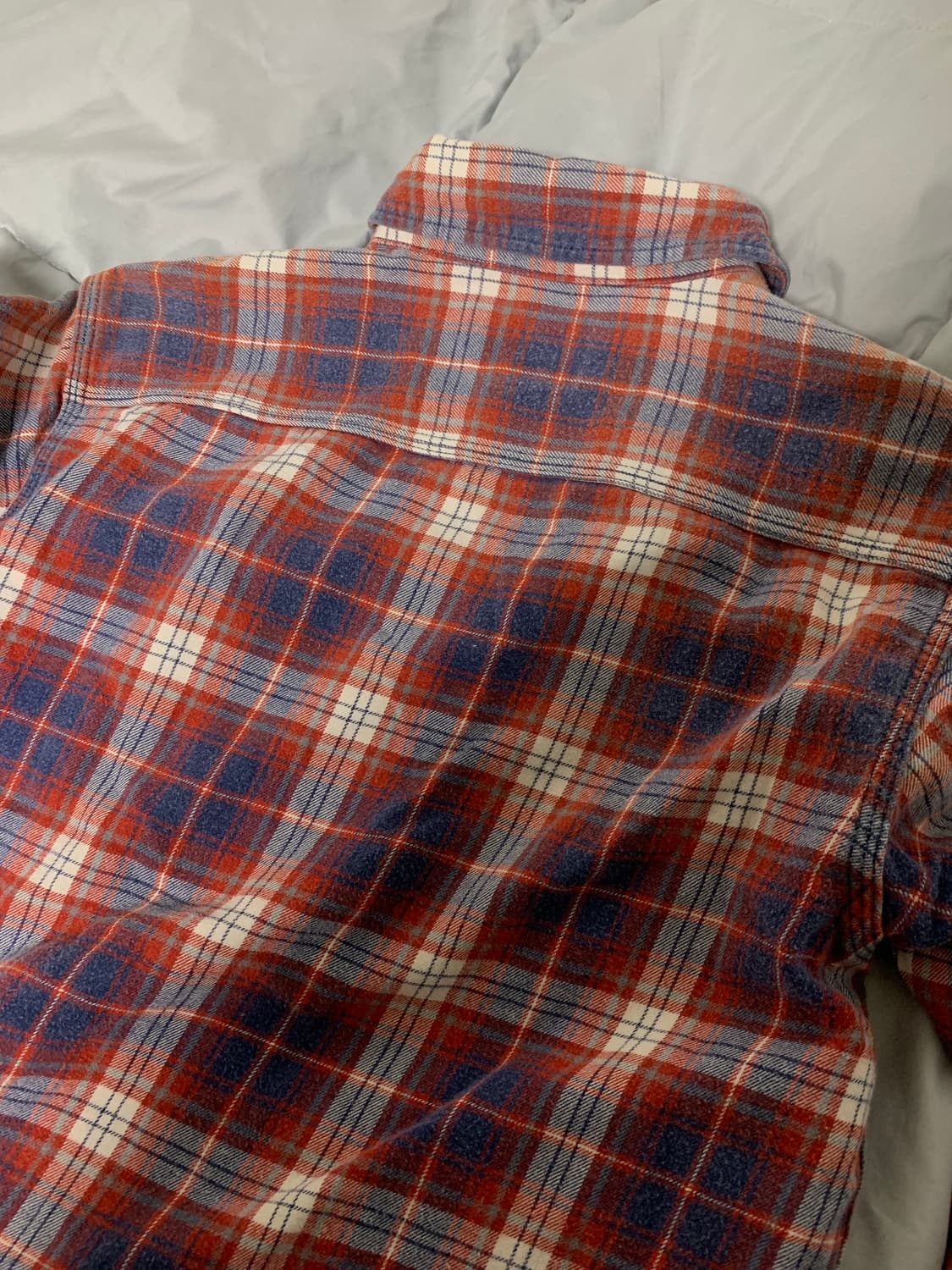 베이프 체크 셔츠 상품이미지4