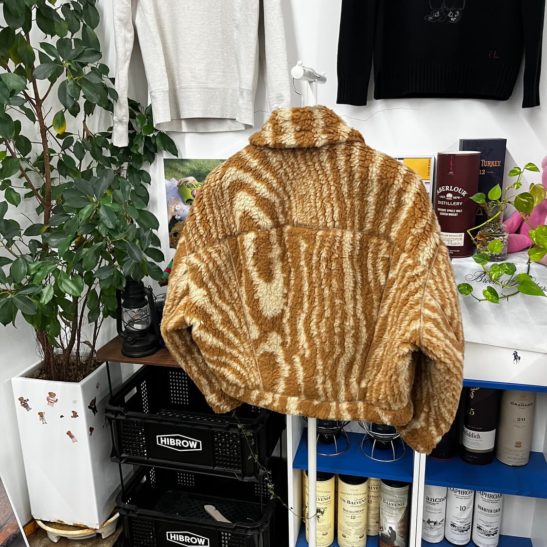 스텔라매카트니 우드그레인 시어링 자켓 34 상품이미지6