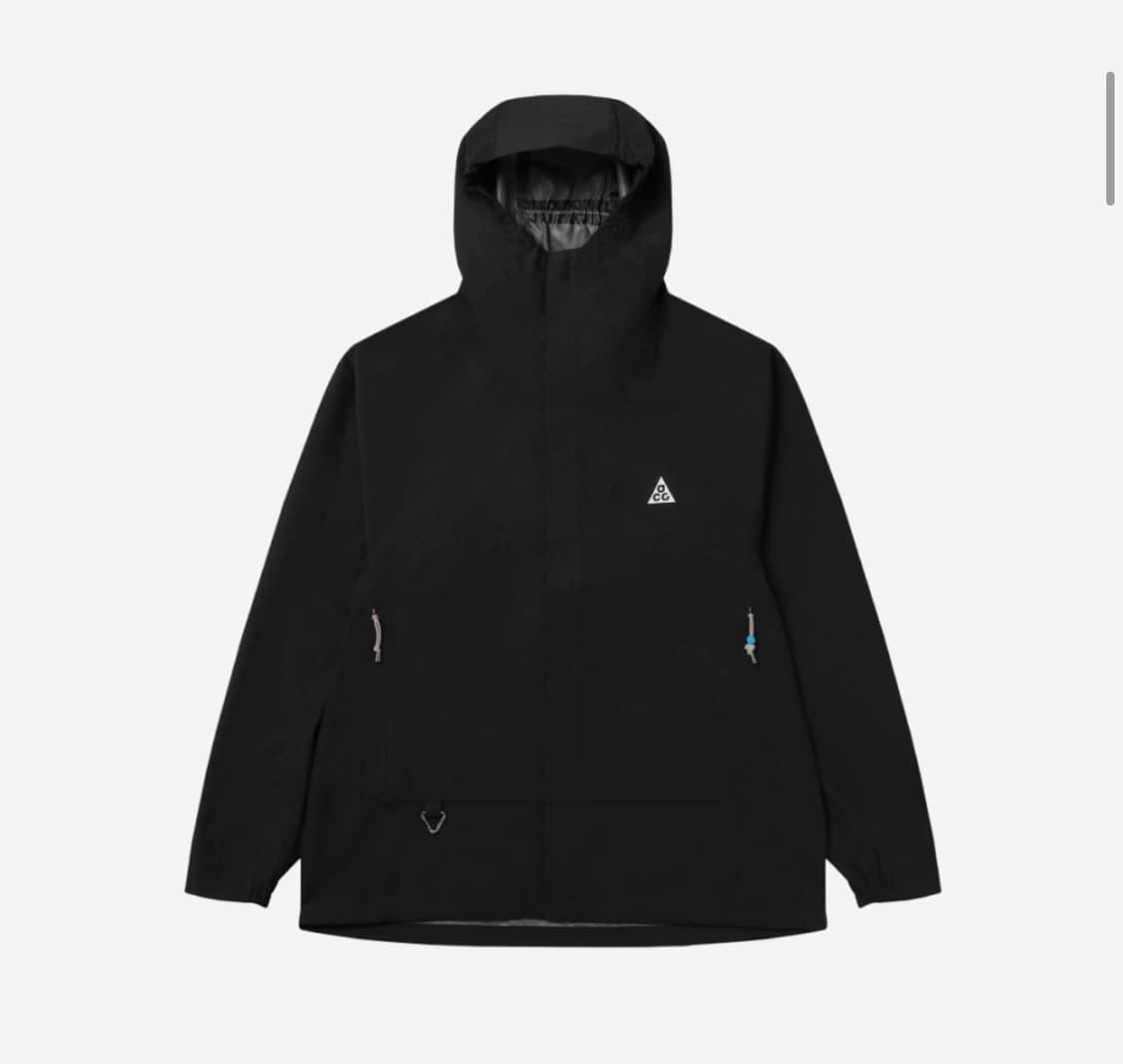 나이키 ACG 스톰핏 ADV 케스케이드 레인 풀 집 자켓 블랙 - 아시아 상품이미지1