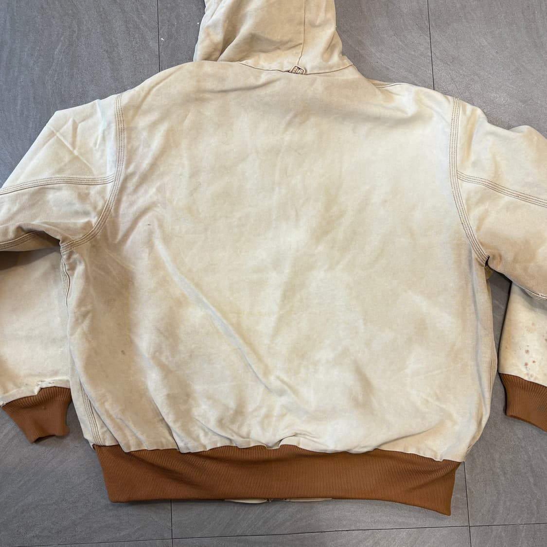 칼하트 정품 미국 생산 베이지 액티브 자켓 상품이미지10