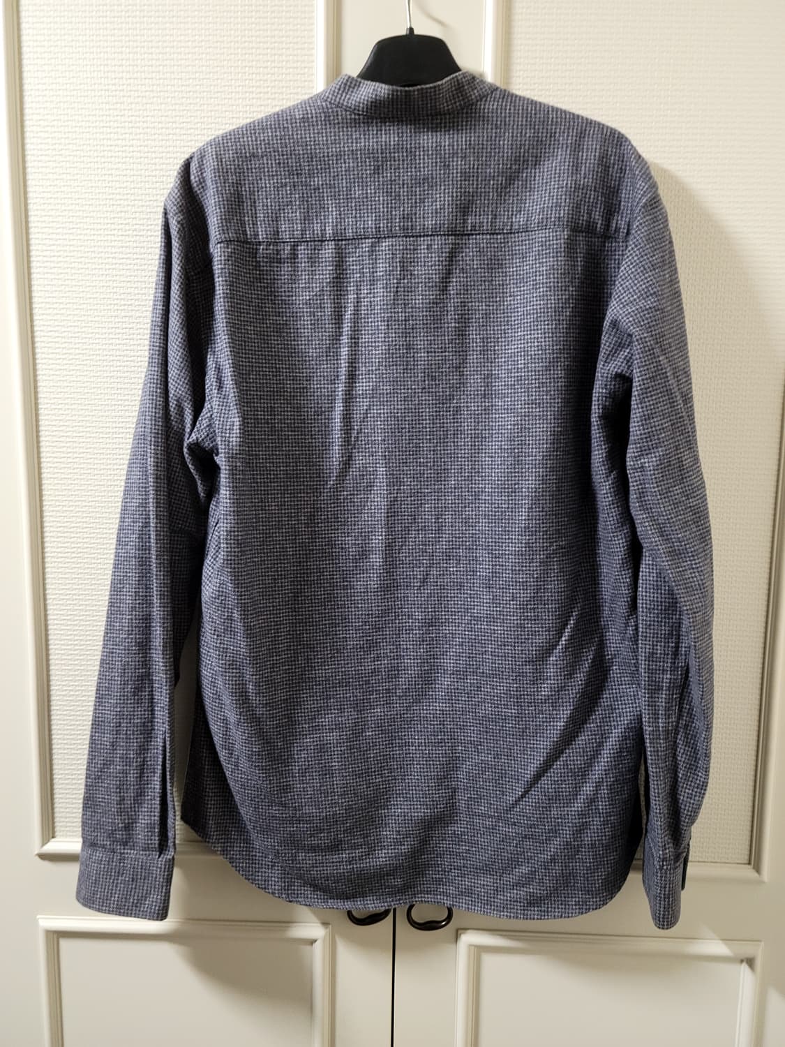 KOLON 코오롱 시리즈 커스텀멜로우 차이나카라 체크 깅엄 셔츠 강의/모 상품이미지4