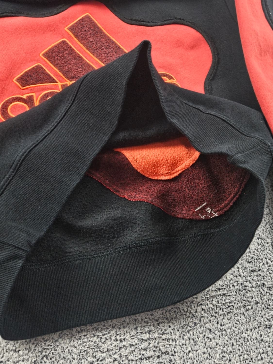 아디다스 아플리케 커스텀 스웻 후드 티셔츠 ( M 추정 ) / 9351 상품이미지10