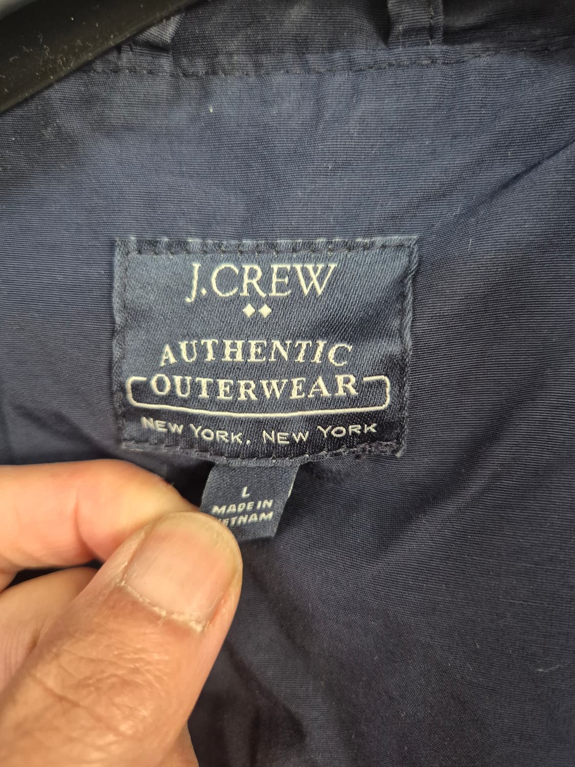 제이크루 네이비 후드 야상 점퍼 상품이미지7