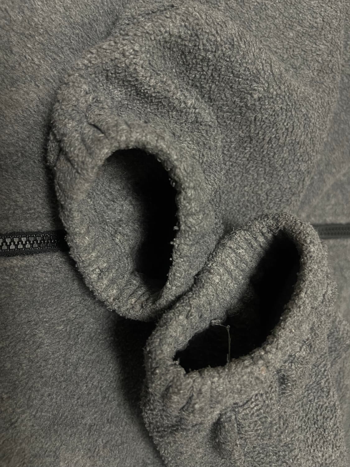 (계좌거래시스무무옷걸이증정)스무드무드 플리스 집업 차콜 상품이미지2