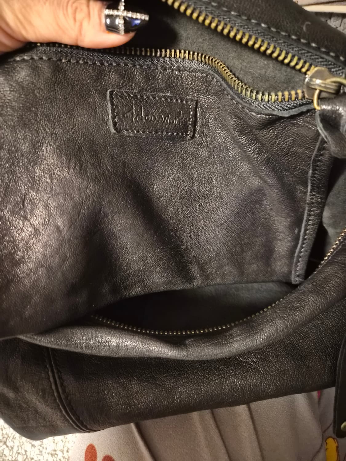 리얼 램스킨 숄더백 상품이미지6