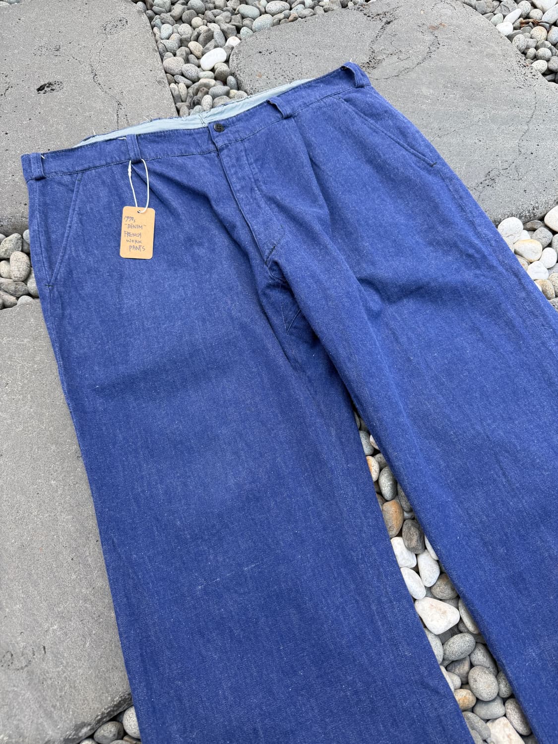 1970s FRENCH WORK DENIM WIDE 데님 프렌치워크팬츠 상품이미지5