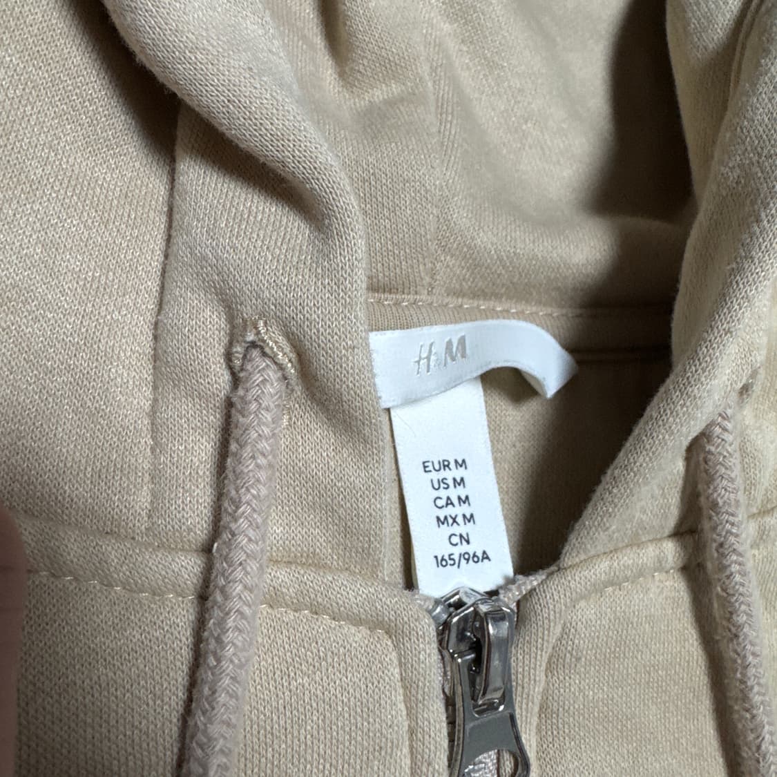 H&M 여성 베이지 후드집업  상품이미지2