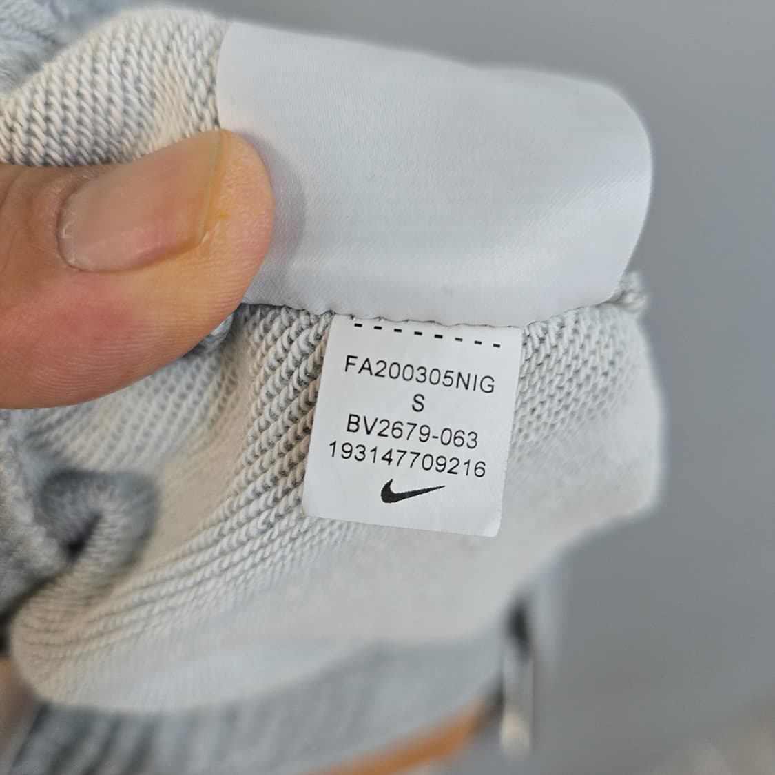 나이키(NIKE) 스우시 조거 팬츠 그레이 S 상품이미지7