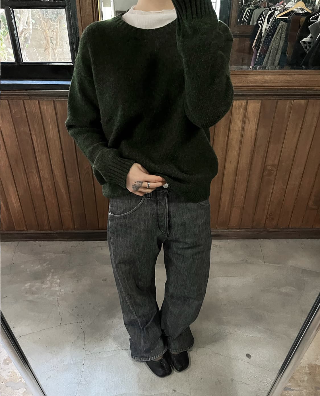 LEVI'S engineered regular black jeans 상품이미지5