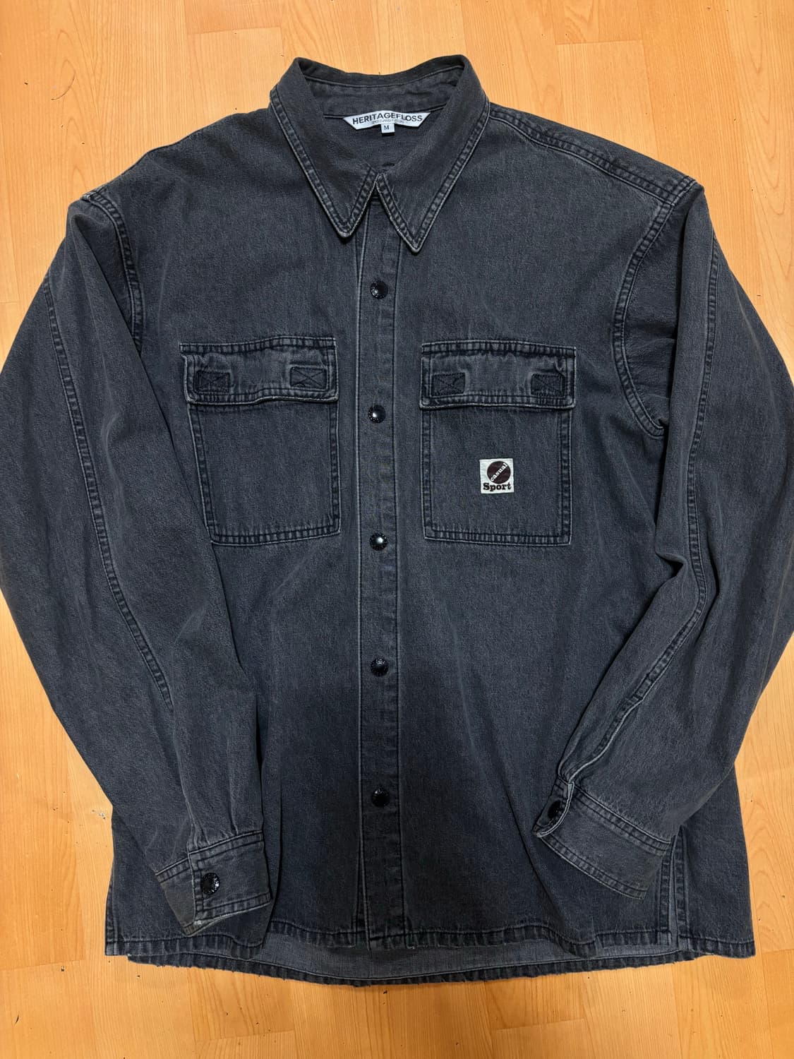 M) 헤리티지플로스 데님 필드 셔츠 상품이미지1