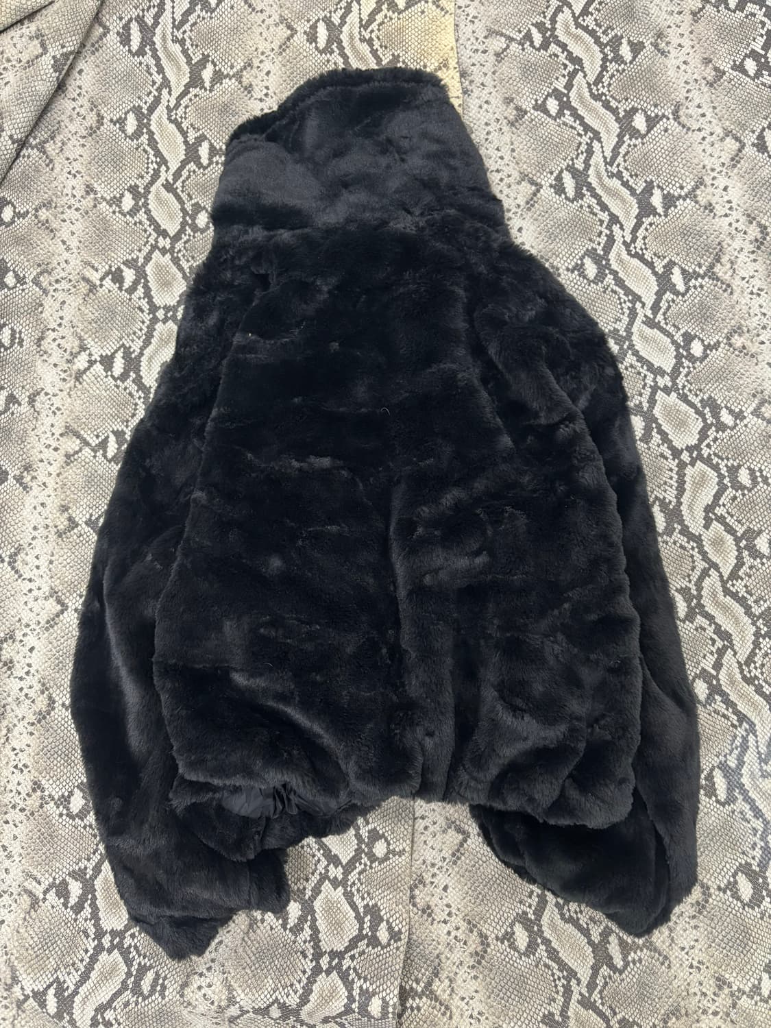 [GRL]Y2K Black Fur Jacket 상품이미지9