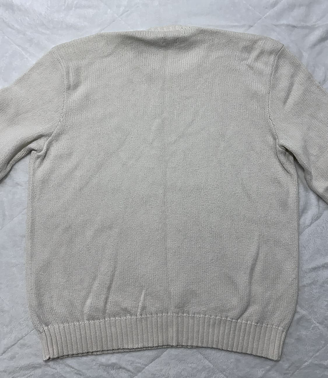 폴로 랄프로렌 포니 자수 아이보리 니트 L 상품이미지3