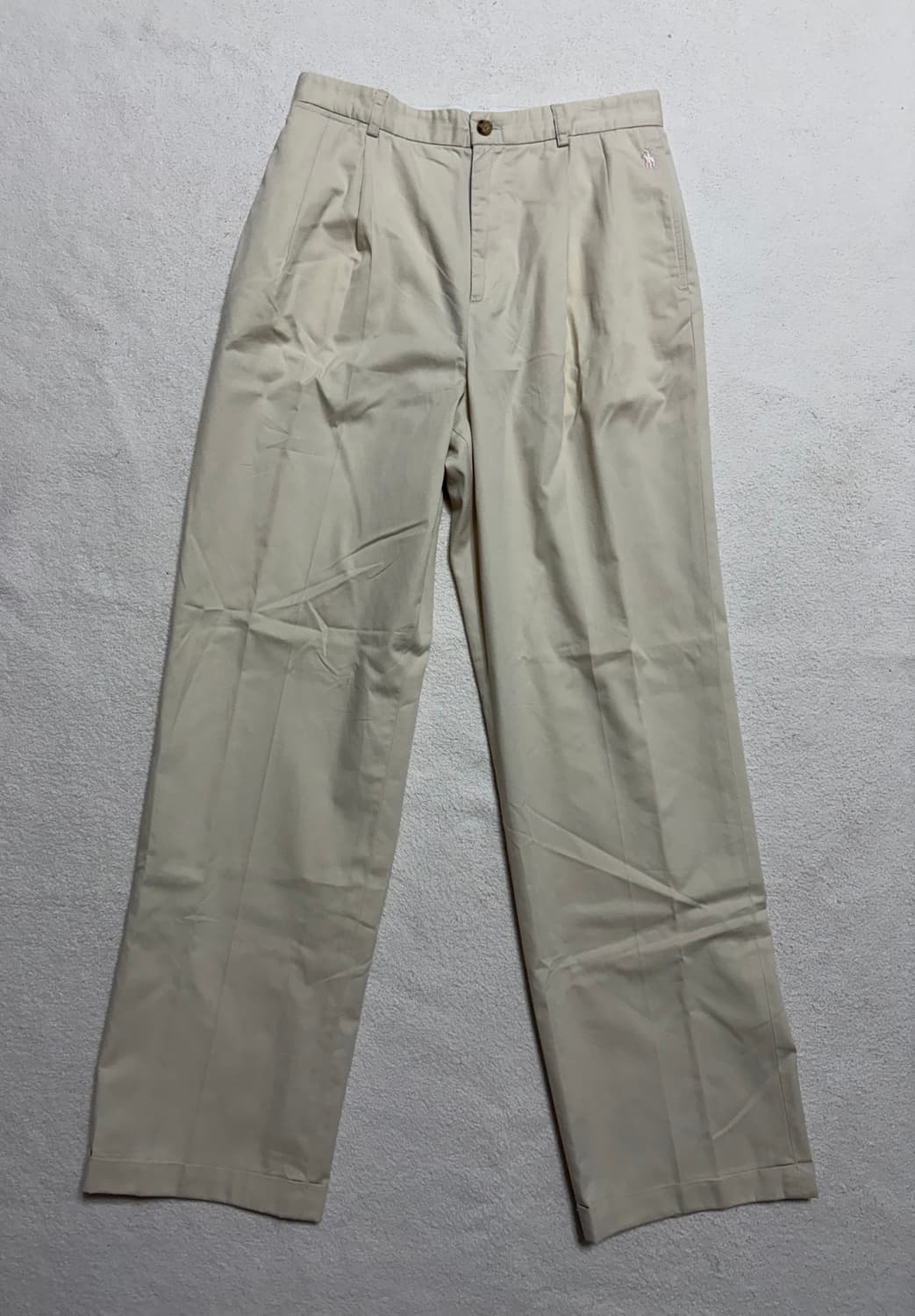 [30] 폴로 랄프로렌 골프 핑크포니 투턱 팬츠 (아이보리) 상품이미지1