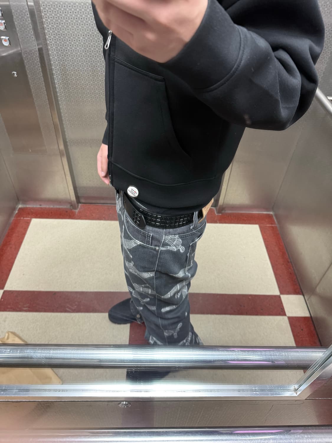 써져리x언본소사이어티 바지 상품이미지4