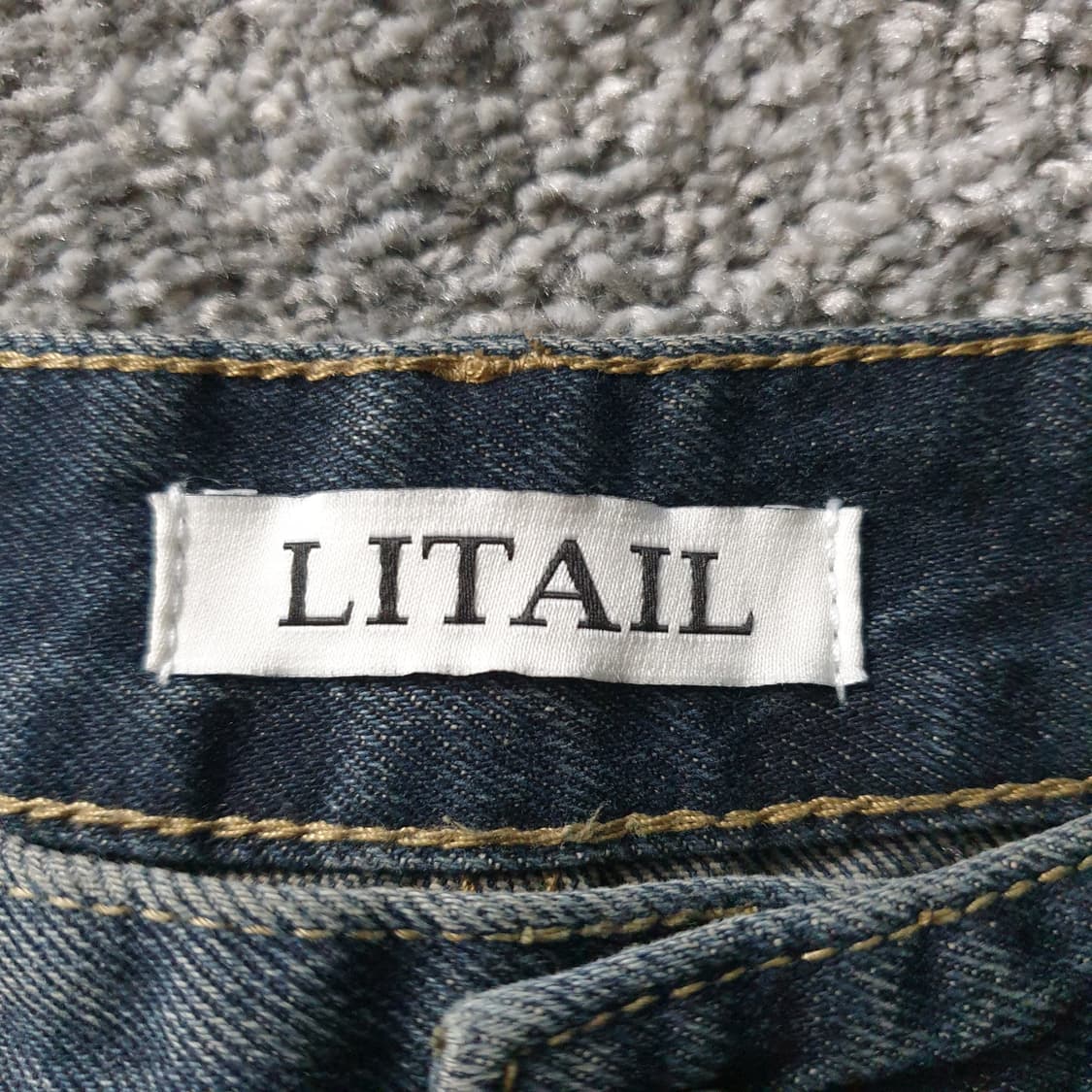 LITAIL 데미지 데님 팬츠 상품이미지2