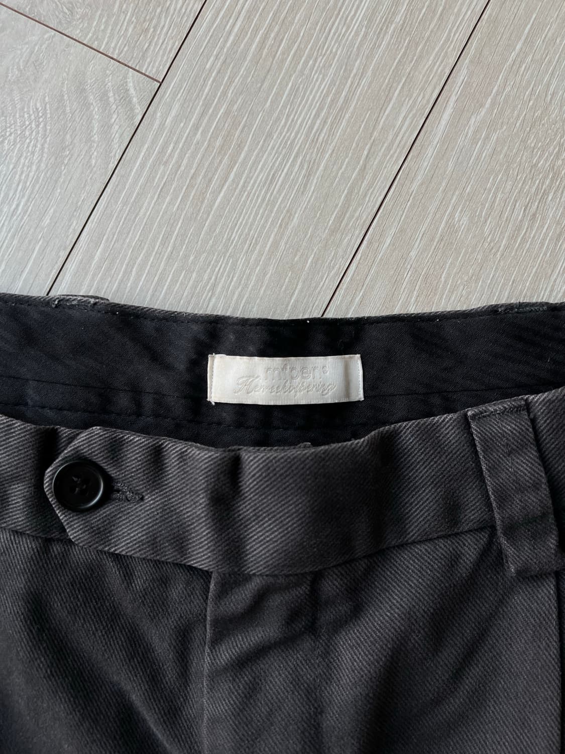 Mfpen 텐셀 코튼 팬츠 다크그레이 상품이미지2