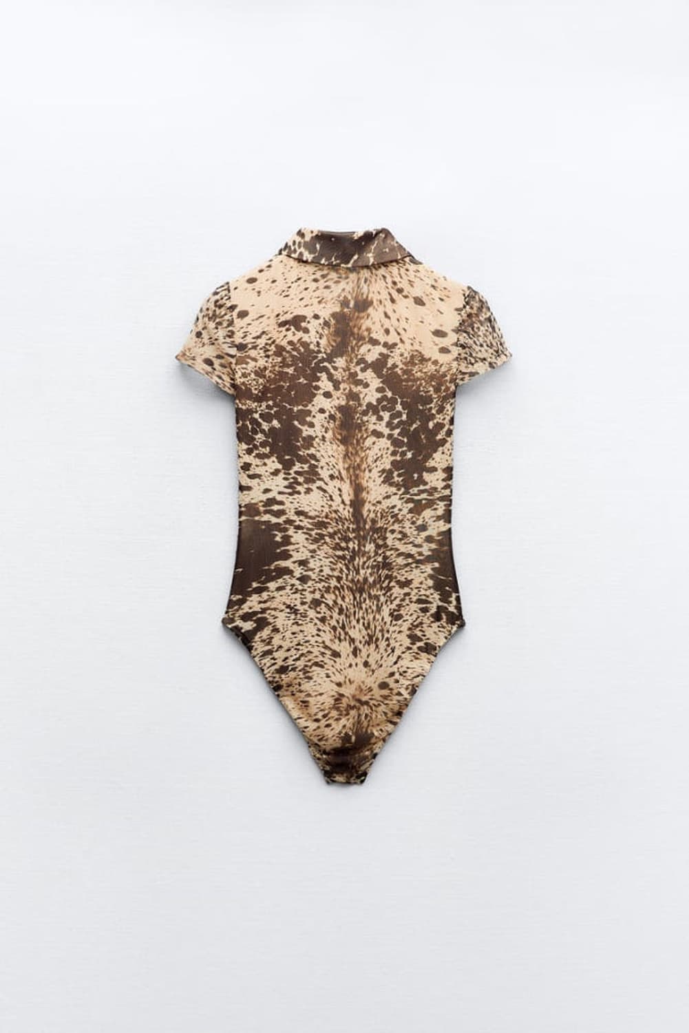 자라 레오파드 애니멀 프린트 튤 바디수트 상품이미지7