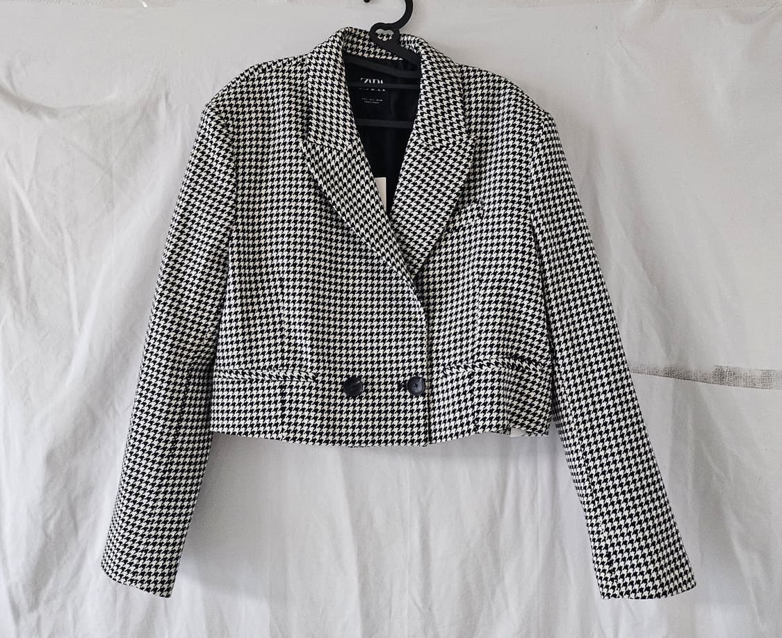 자라 하운드투스 여성 크롭 자켓 L 상품이미지1