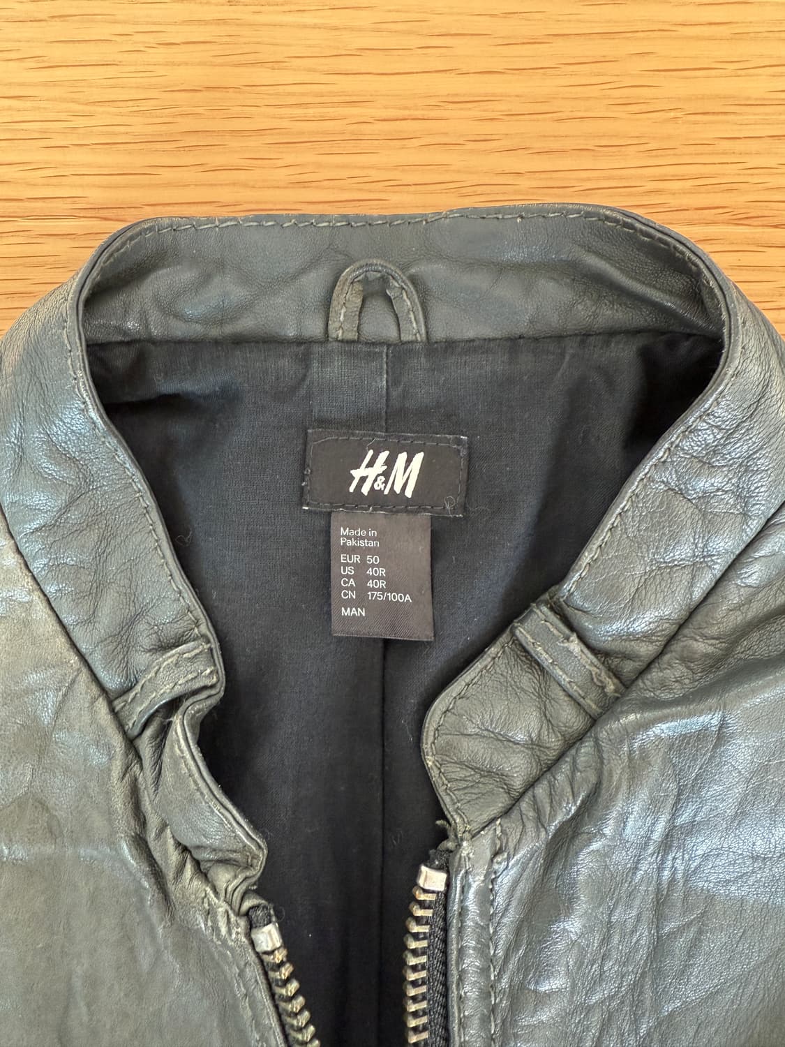 H&M 레더 자켓 상품이미지8