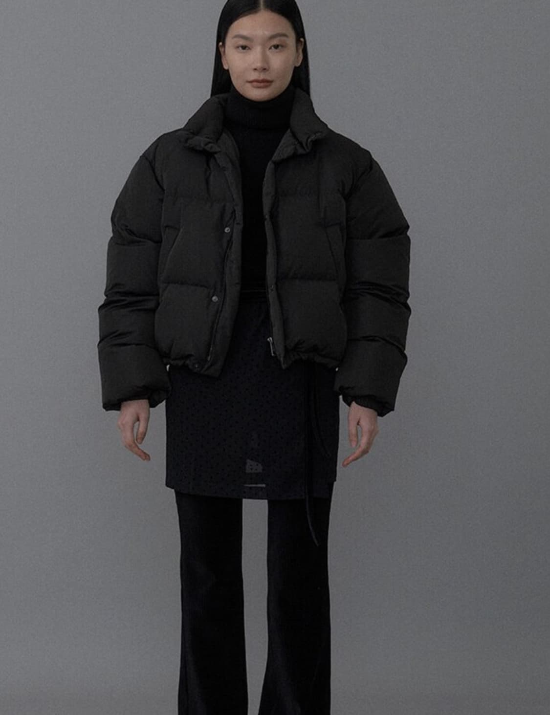 Ore 오어 아츄 푸퍼 패딩 블랙  상품이미지1