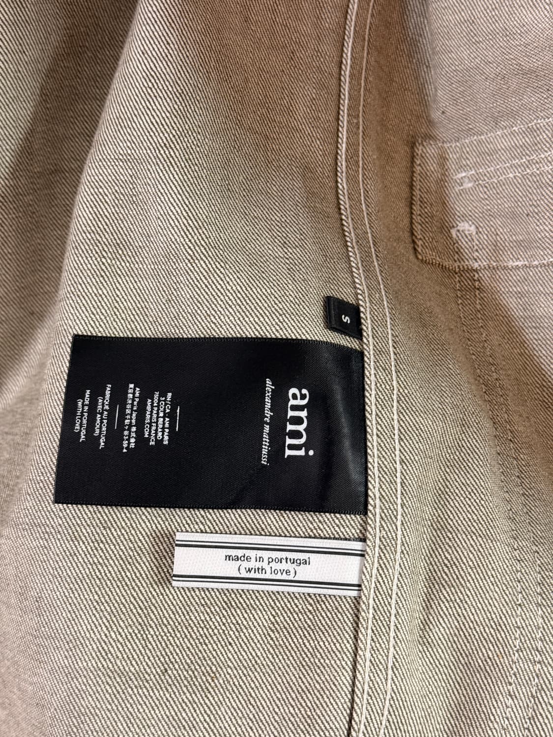 AMI 아미 데님 헌팅자켓 S 상품이미지6