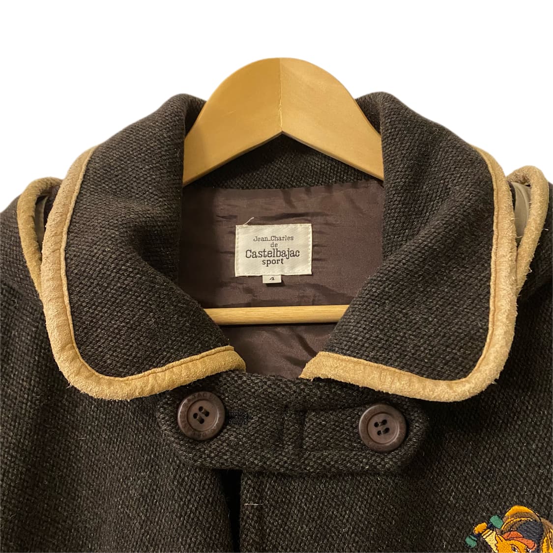 장 샤를르 드 카스텔바작 울 하프 코트 상품이미지5