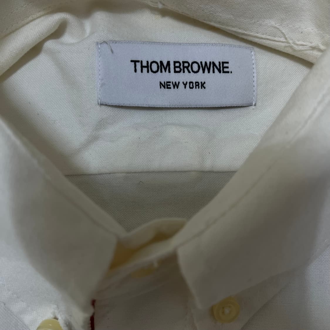 톰브라운 THOM BROWNE 옥스퍼드 히든 셔츠 1사이즈/M(95) 상품이미지7