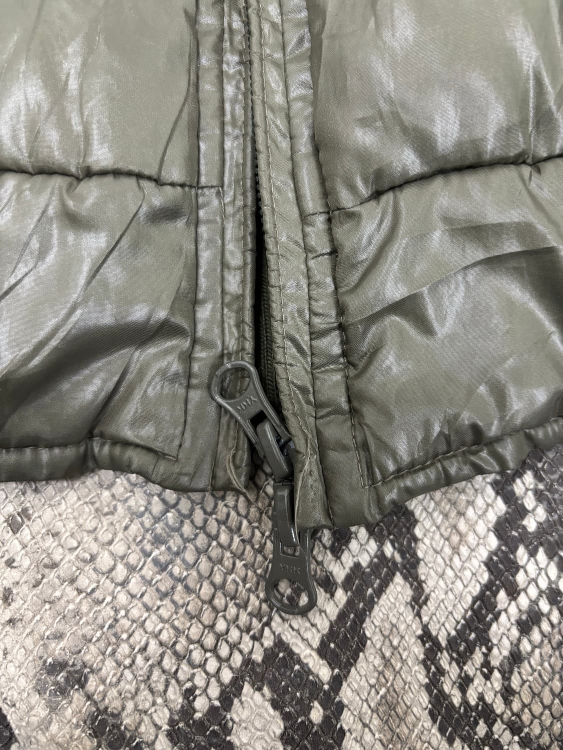 Y2K Mood Green Hoodie Down Utility Paddi 상품이미지8