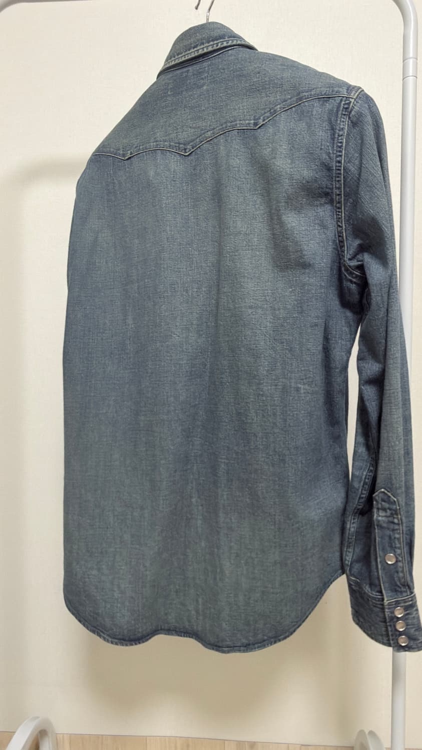 더블알엘 웨스턴 데님셔츠 m 상품이미지2