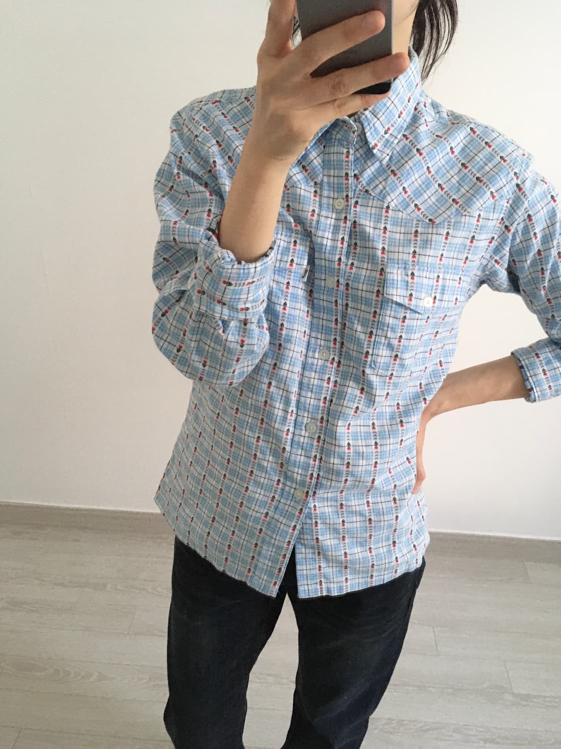 tulip check shirt 상품이미지5
