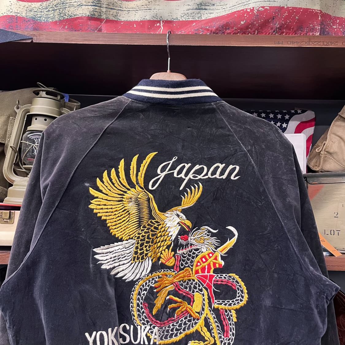 Shoot one 요코스카 벨루어 오리엔탈 스카잔 수베니어 자켓 N429 상품이미지4