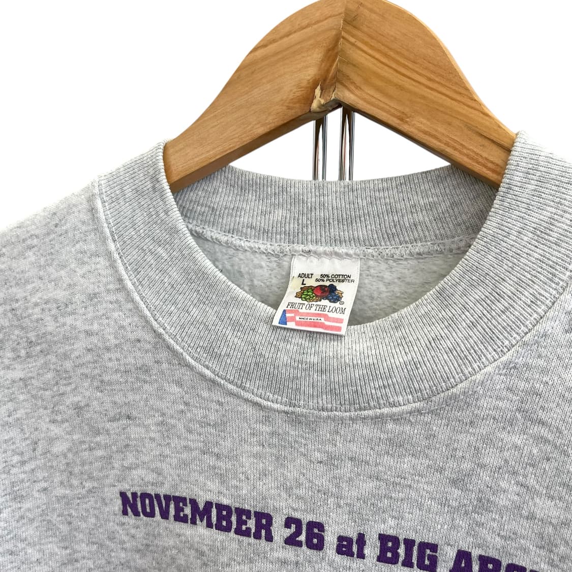 90s 프룻오브더룸 스웻셔츠 made in USA 상품이미지3