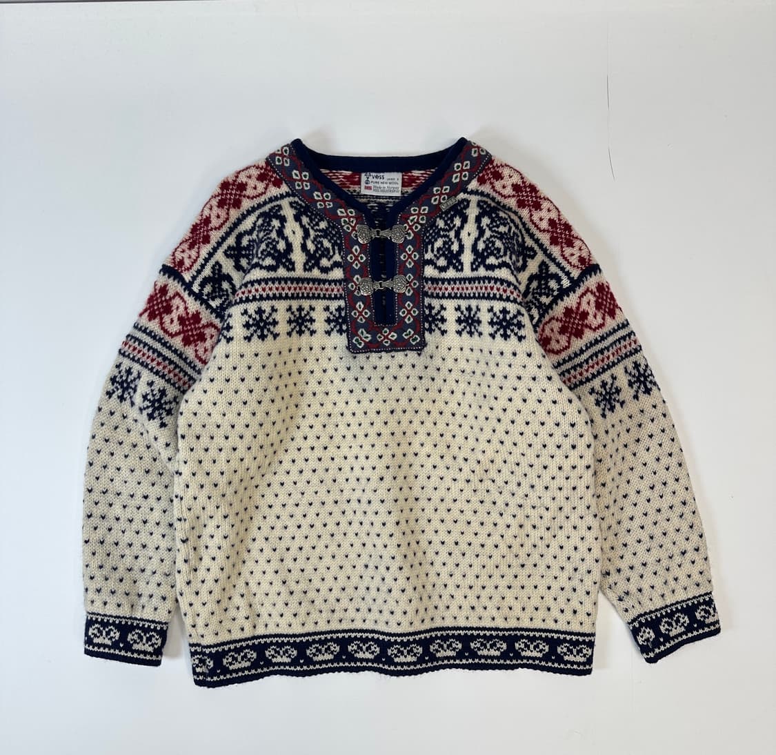 voss 노르딕 스웨터 니트(노르웨이 퓨어울 상품이미지1
