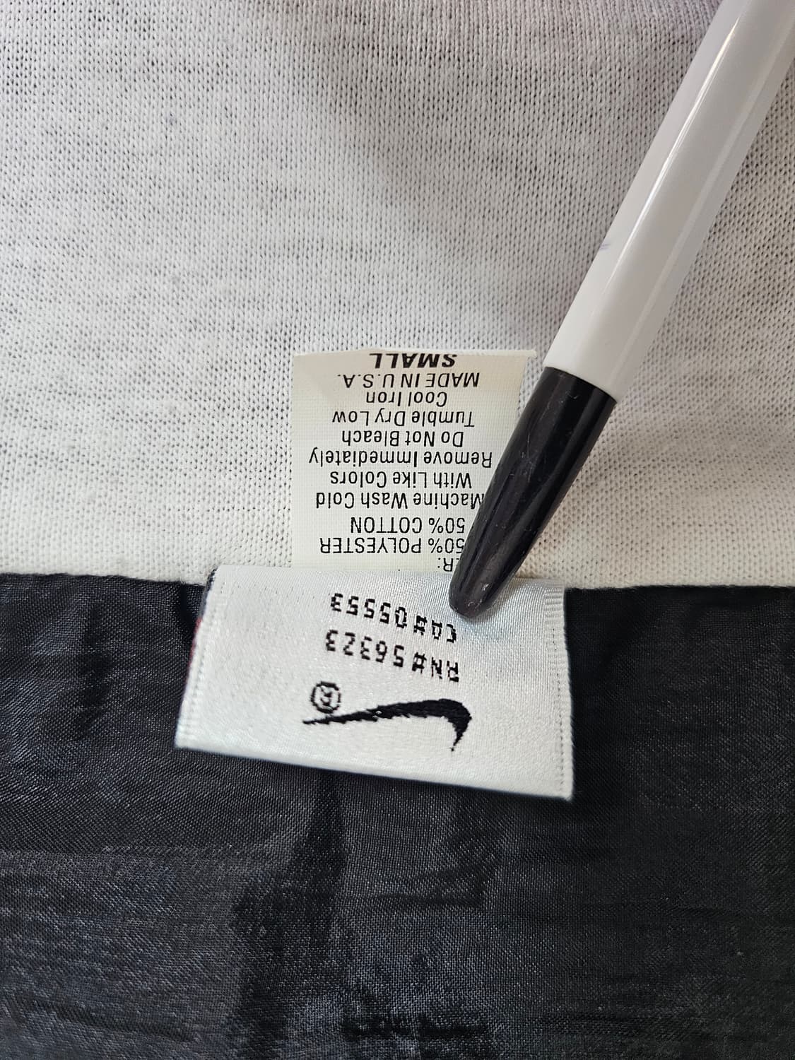 나이키 올드스쿨 버건디 바람막이 자켓 S 상품이미지4