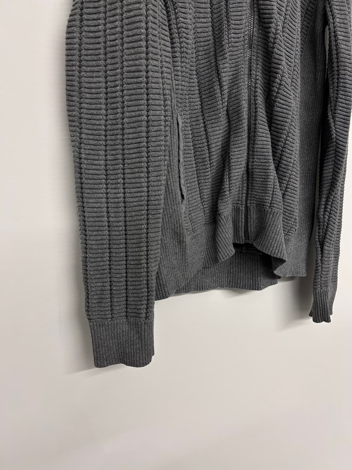 아르마니 숄 카라 니트 집업 상품이미지7