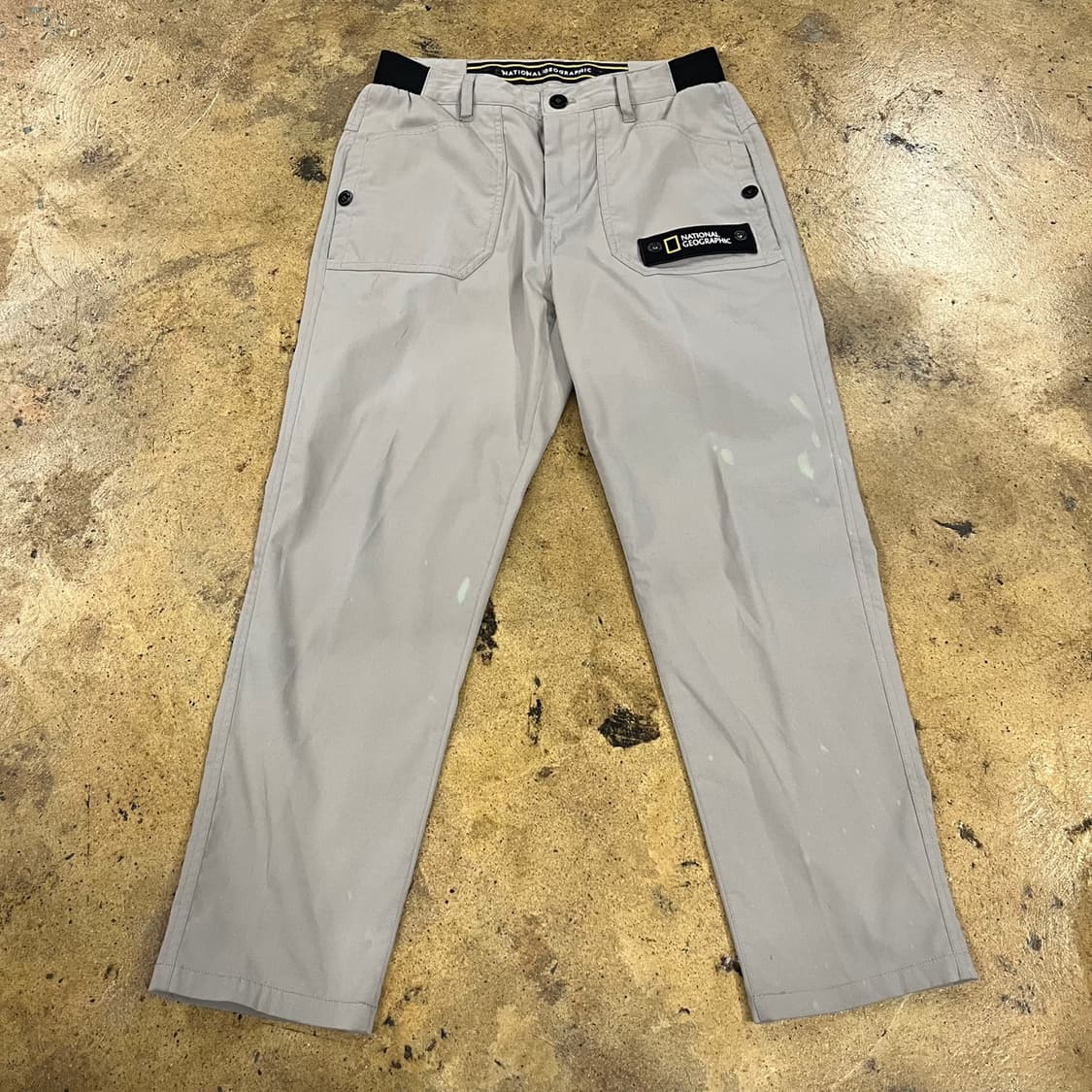 [정품/76] 내셔널지오그래픽 카고 바지 회색 b15 상품이미지2