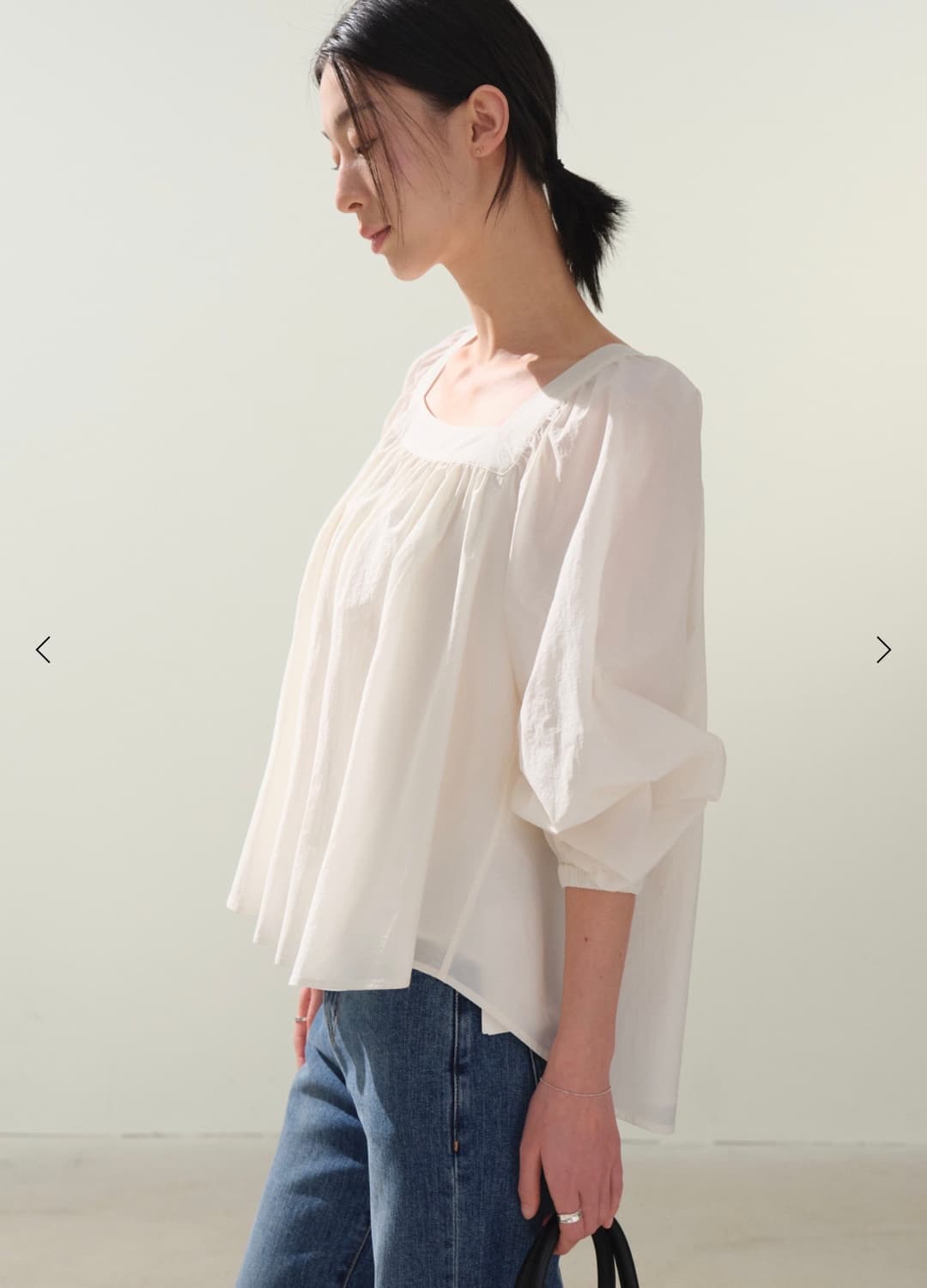 [새상품] 시에 러플 블라우스 상품이미지4
