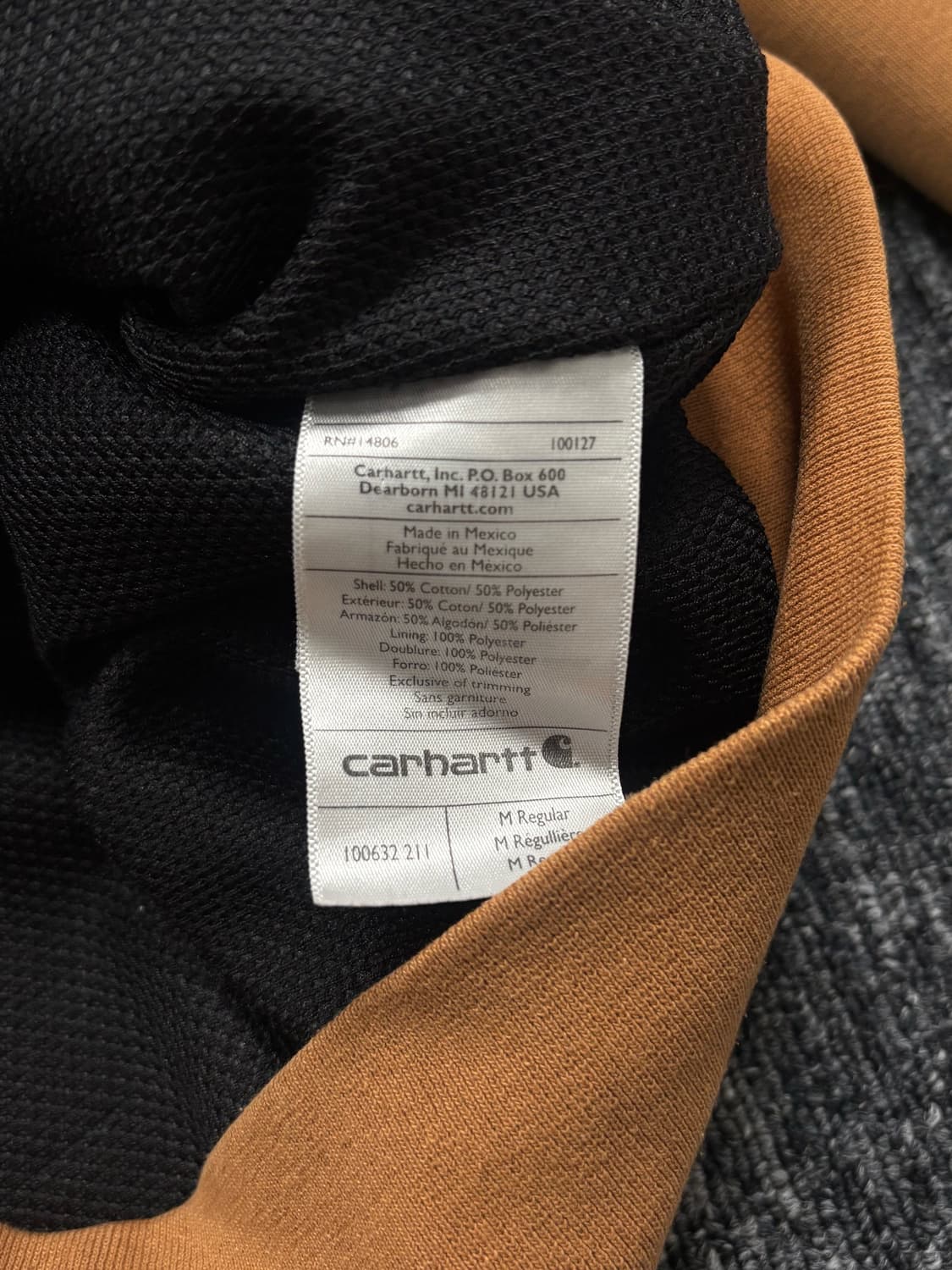 칼하트 레인디펜더 써멀 후드집업 상품이미지6