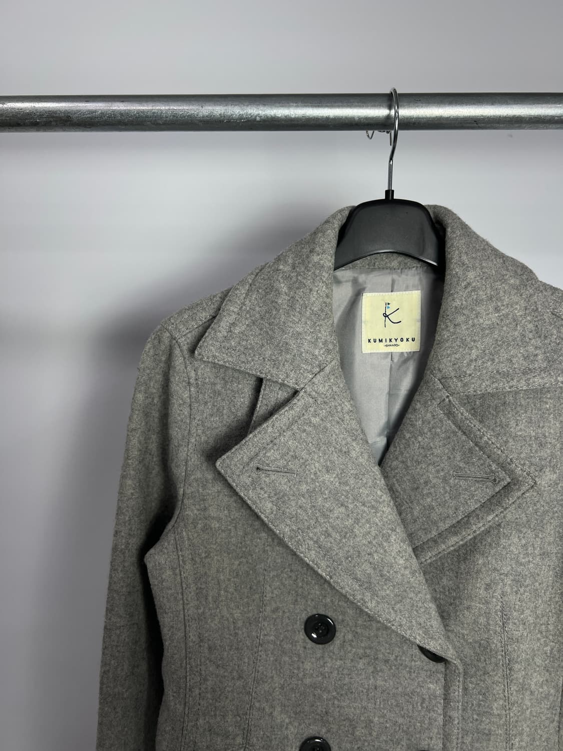 KUMIKYOKU 더블 울 코트  상품이미지2