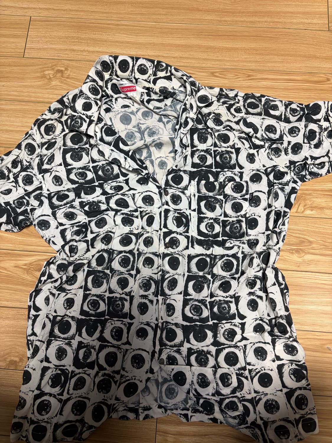 슈프림 꼼데가르송 여름 반팔 셔츠 상품이미지1