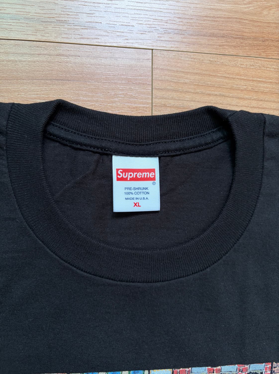 [XL] 슈프림 맨하탄 티셔츠 블랙 상품이미지4