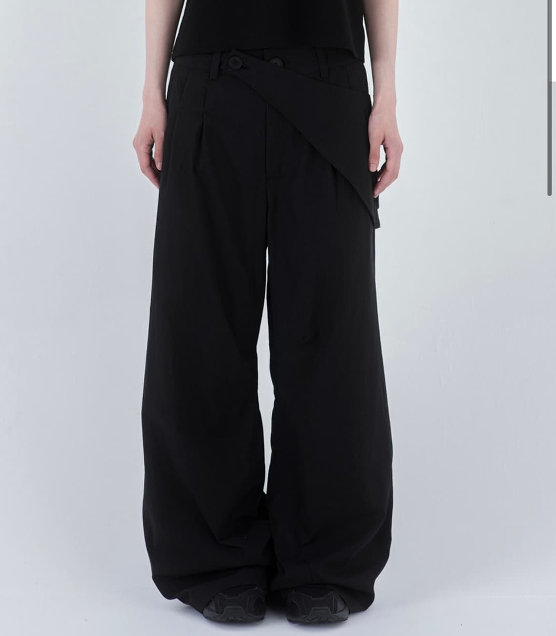 미세키서울 웨이스트 포켓 백 와이드 팬츠 상품이미지1