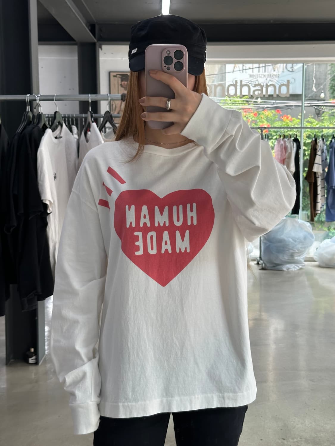 휴먼메이드 Date 그래픽 롱슬리브 상품이미지1