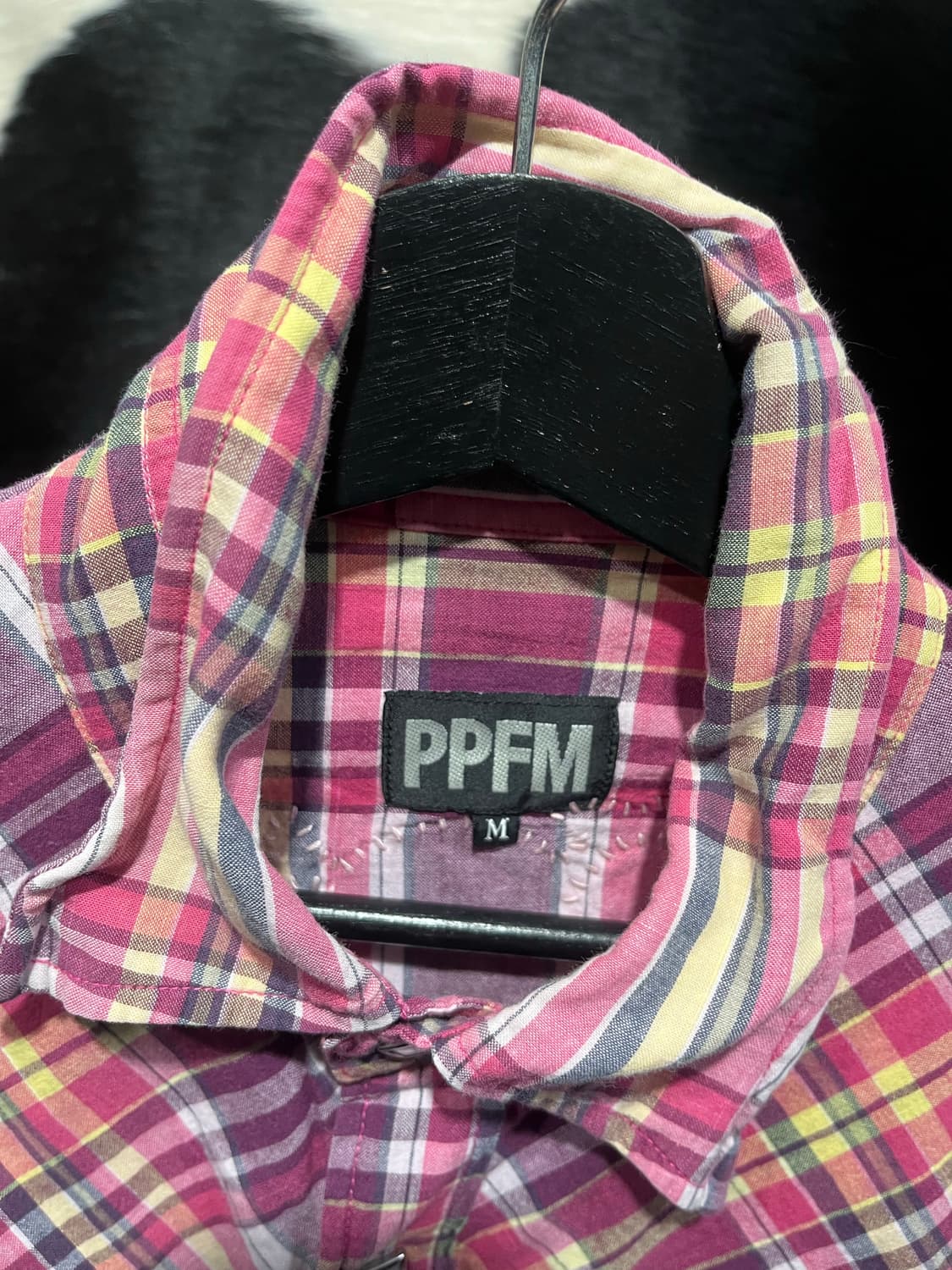 PPFM 해골체크 셔츠 상품이미지7