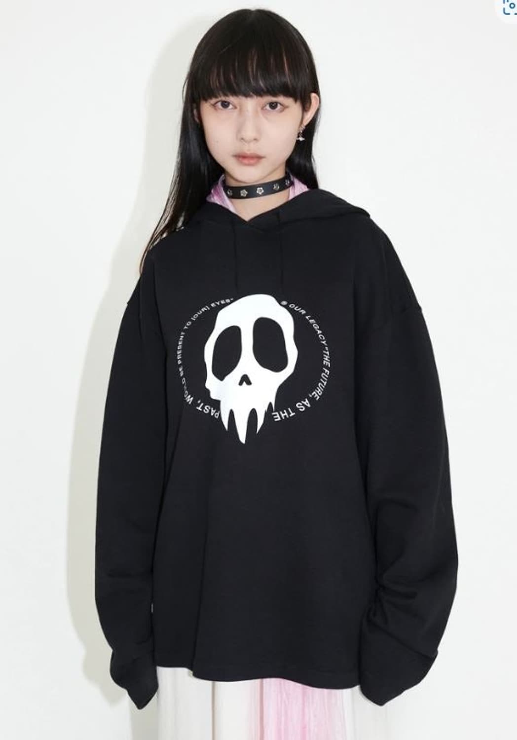 아워레가시 스컬 루즈핏 후드 상품이미지9