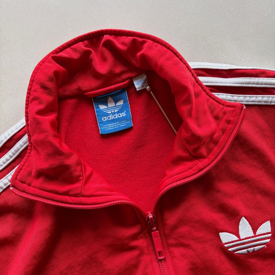 [S]아디다스 구형 파이어버드 레드 트랙탑 져지 상품이미지7